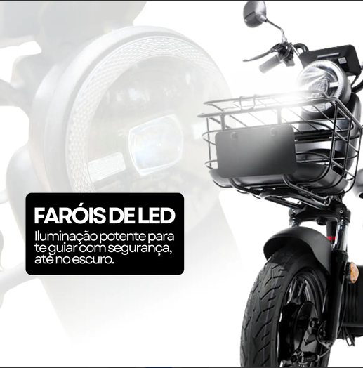 bicicleta elétrica NADO C2 1000W