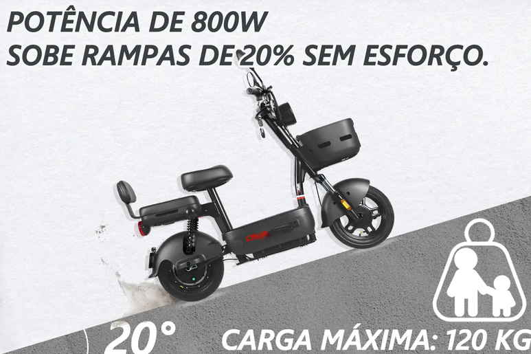 Potência de 800w