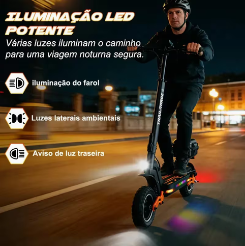 Patinete Elétrico Off-Road 1000W