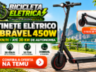 Patinete Elétrico Dobrável 450W