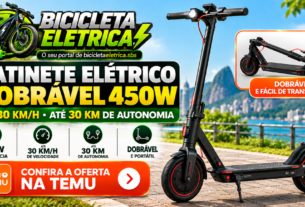 Patinete Elétrico Dobrável 450W